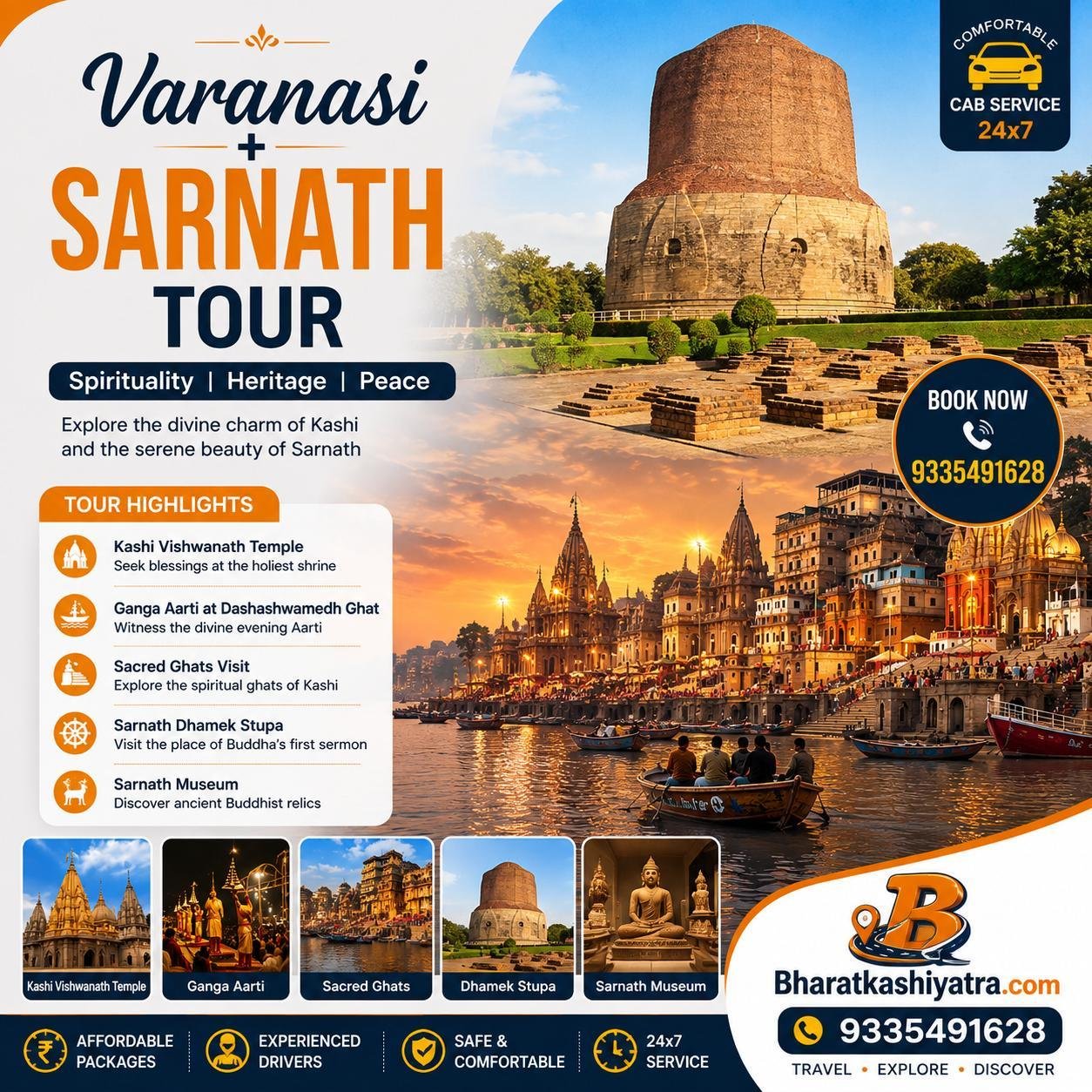 Varanasi + Sarnath Tour