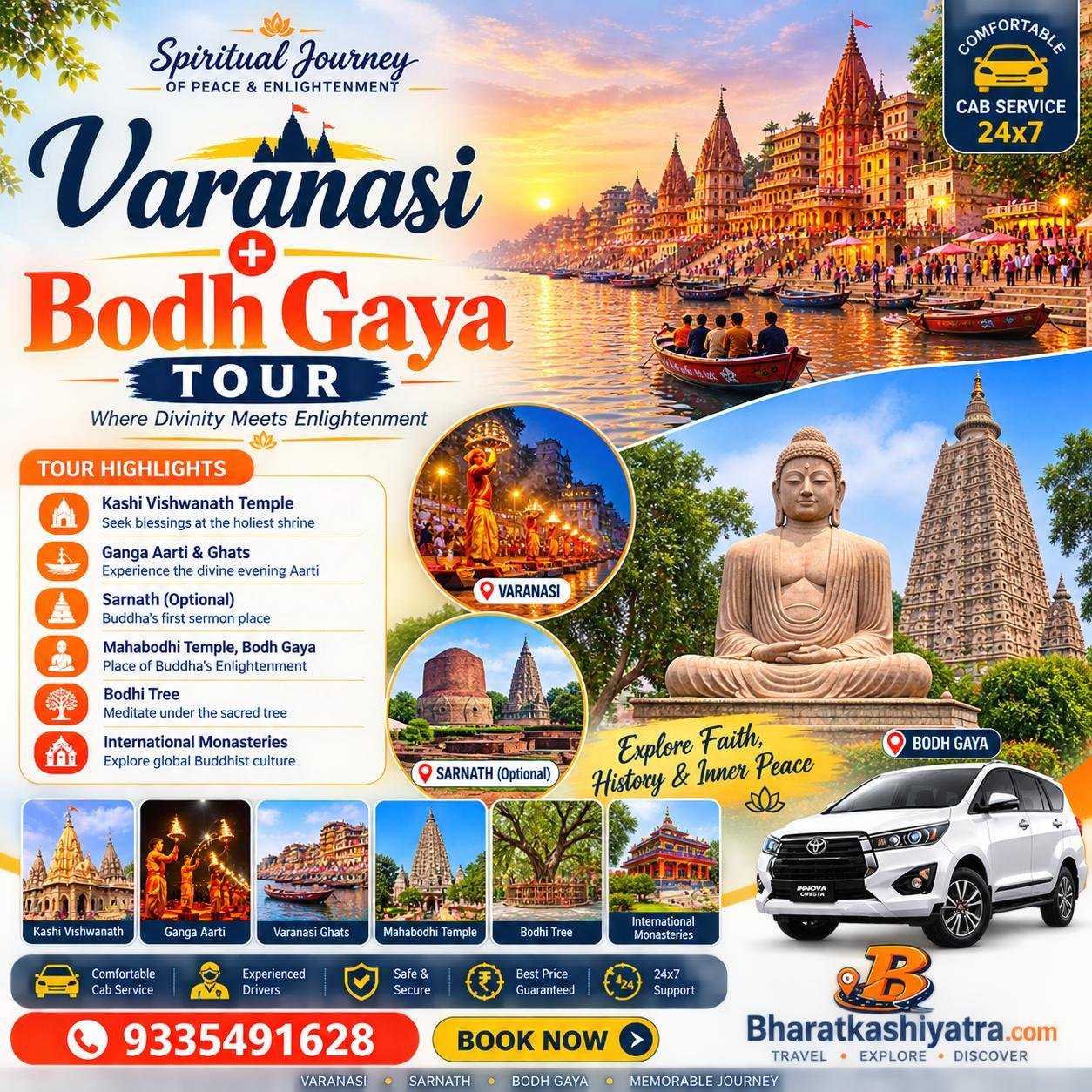 Varanasi + Bodh Gaya Tour